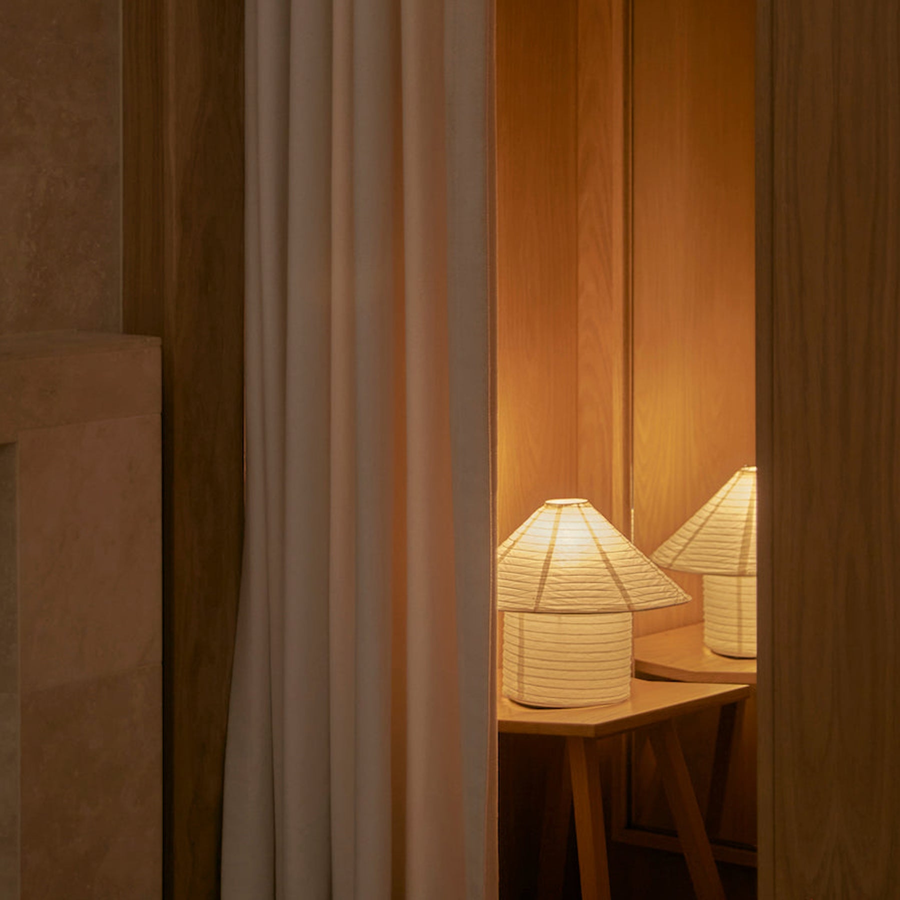 McMullin x Assembly Label | Rice Paper Table Lamp | The UNDONE