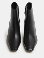 Nelson Made | Dora Ankle Boot in Black Leather | The UNDONE