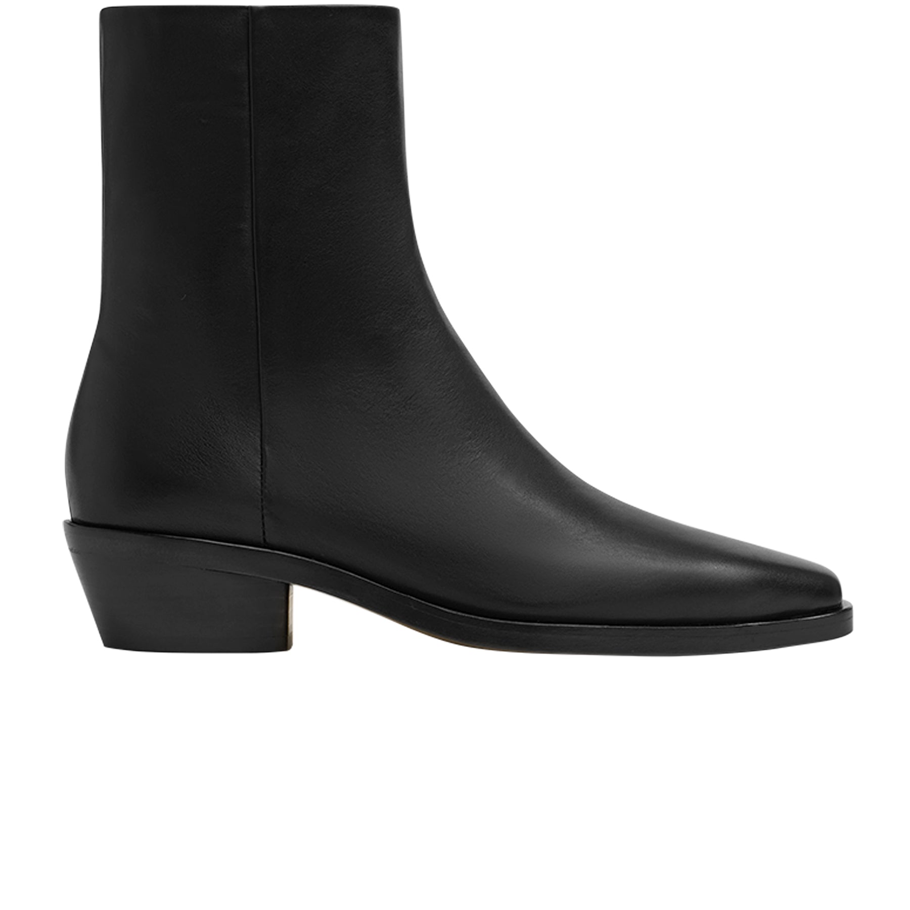 Nelson Made | Louis Ankle Boot in Black Leather | The UNDONE