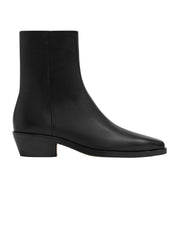 Nelson Made | Louis Ankle Boot in Black Leather | The UNDONE