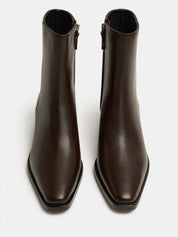 Nelson Made | Louis Ankle Boot in Brown Tiramisu Leather | The UNDONE