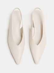 Nelson Made | Mila Mini in White Crema Leather | The UNDONE