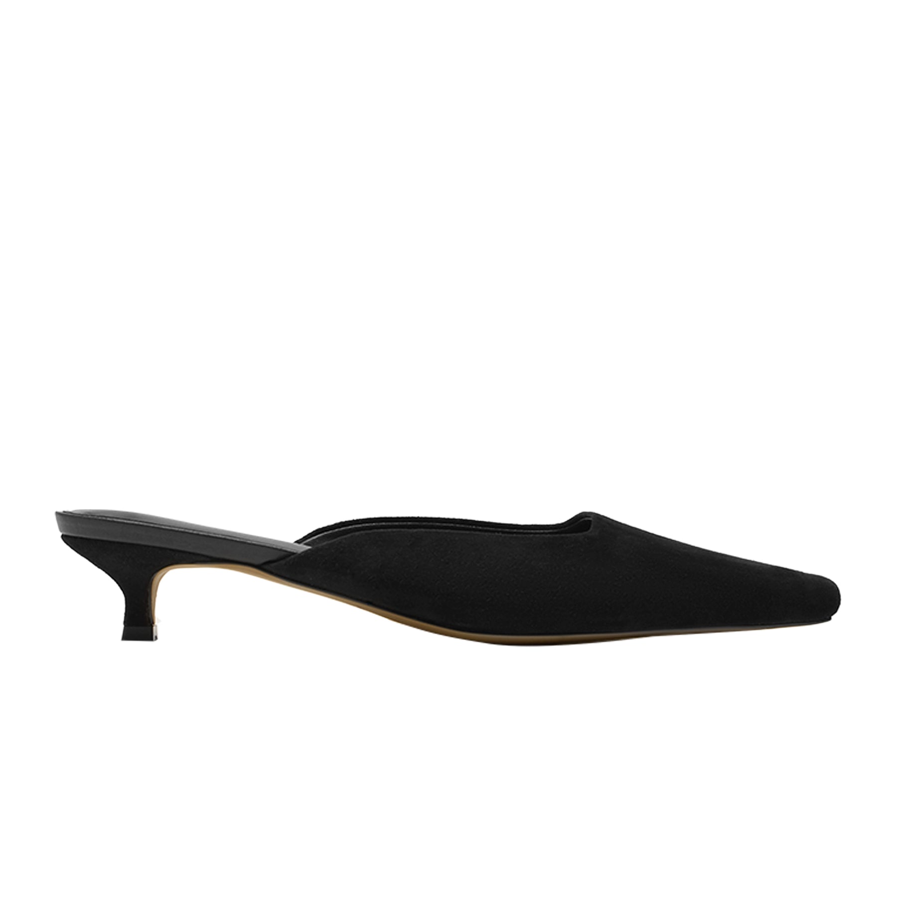 Nelson Made | Mimi Mule in Black Suede | The UNDONE