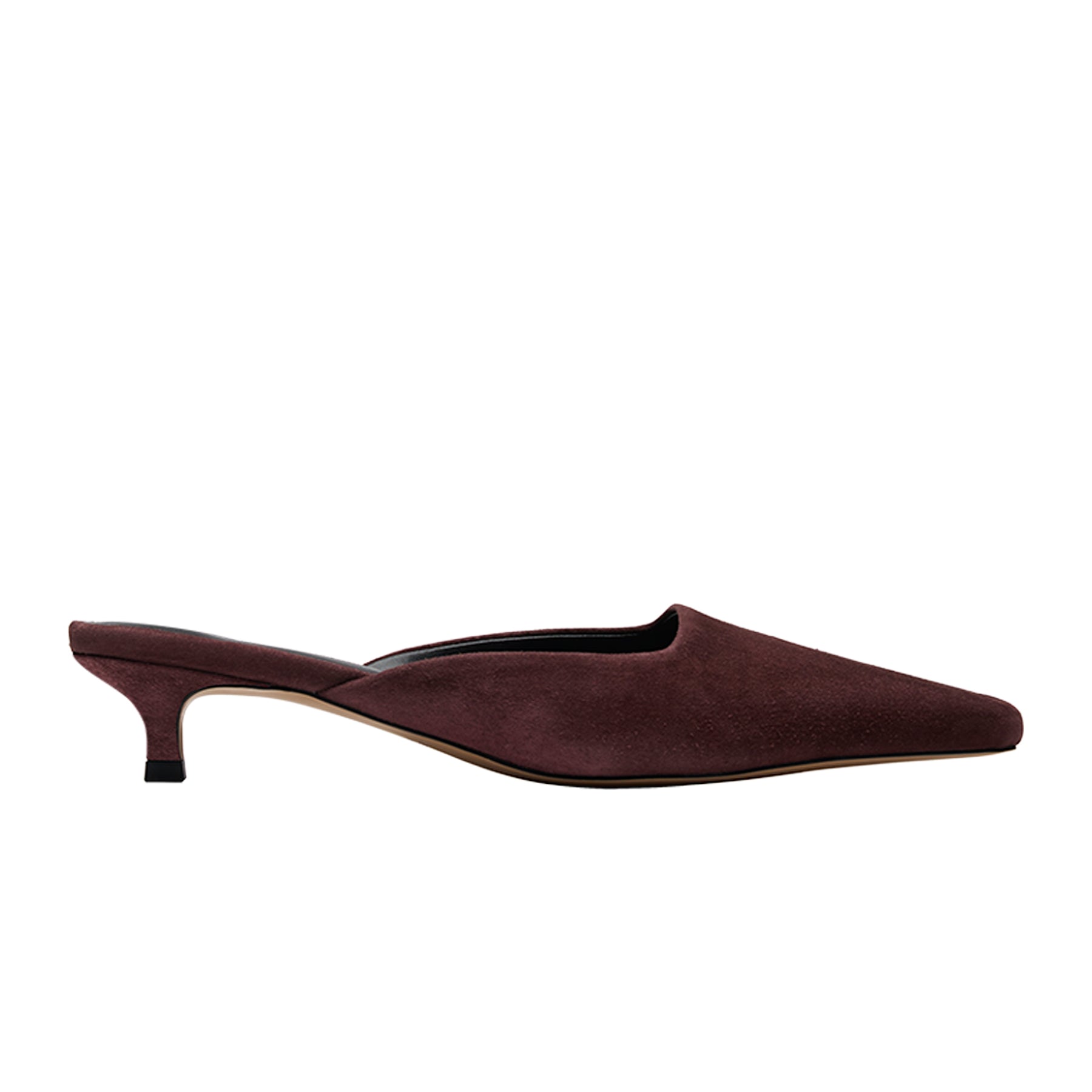 Nelson Made | Mimi Mule in Brown Tiramisu Suede | The UNDONE