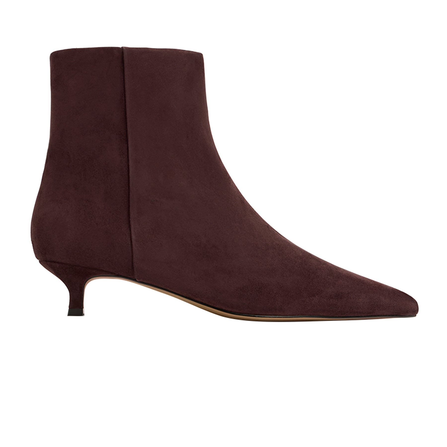 Nelson Made | Sophie Mini Ankle Boot in Brown Tiramisu Suede | The UNDONE