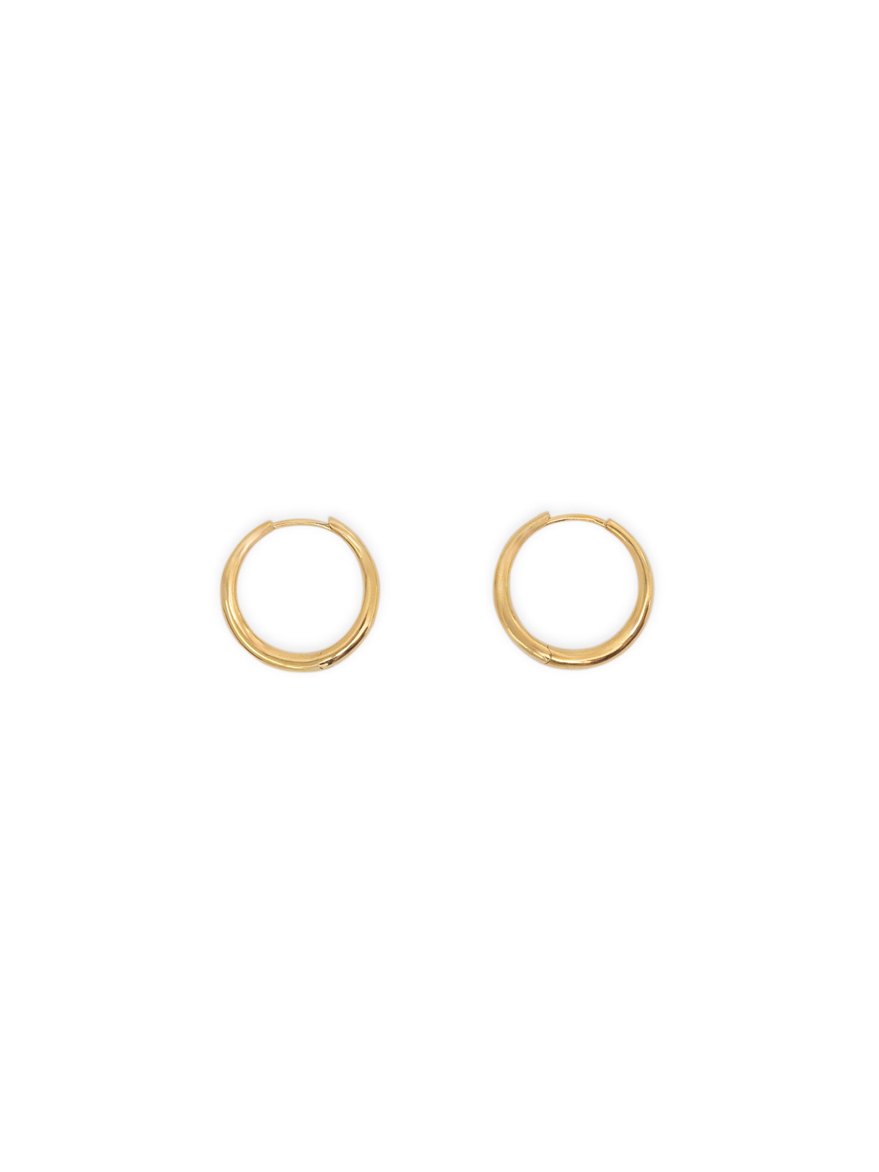 Nina Gordon | Momento Mini Hoops in 14k Gold Vermeil | The UNDONE