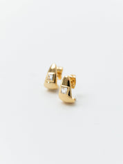 Nina Gordon | Rosco Topaz Hoops in Gold | The UNDONE