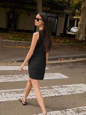POSSE | Ellen Mini Dress in Black | The UNDONE