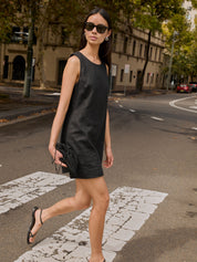 POSSE | Ellen Mini Dress in Black | The UNDONE