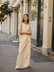 POSSE | Parker Trouser in Yellow Dusty Citron | The UNDONE