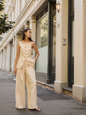 POSSE | Parker Trouser in Yellow Dusty Citron | The UNDONE