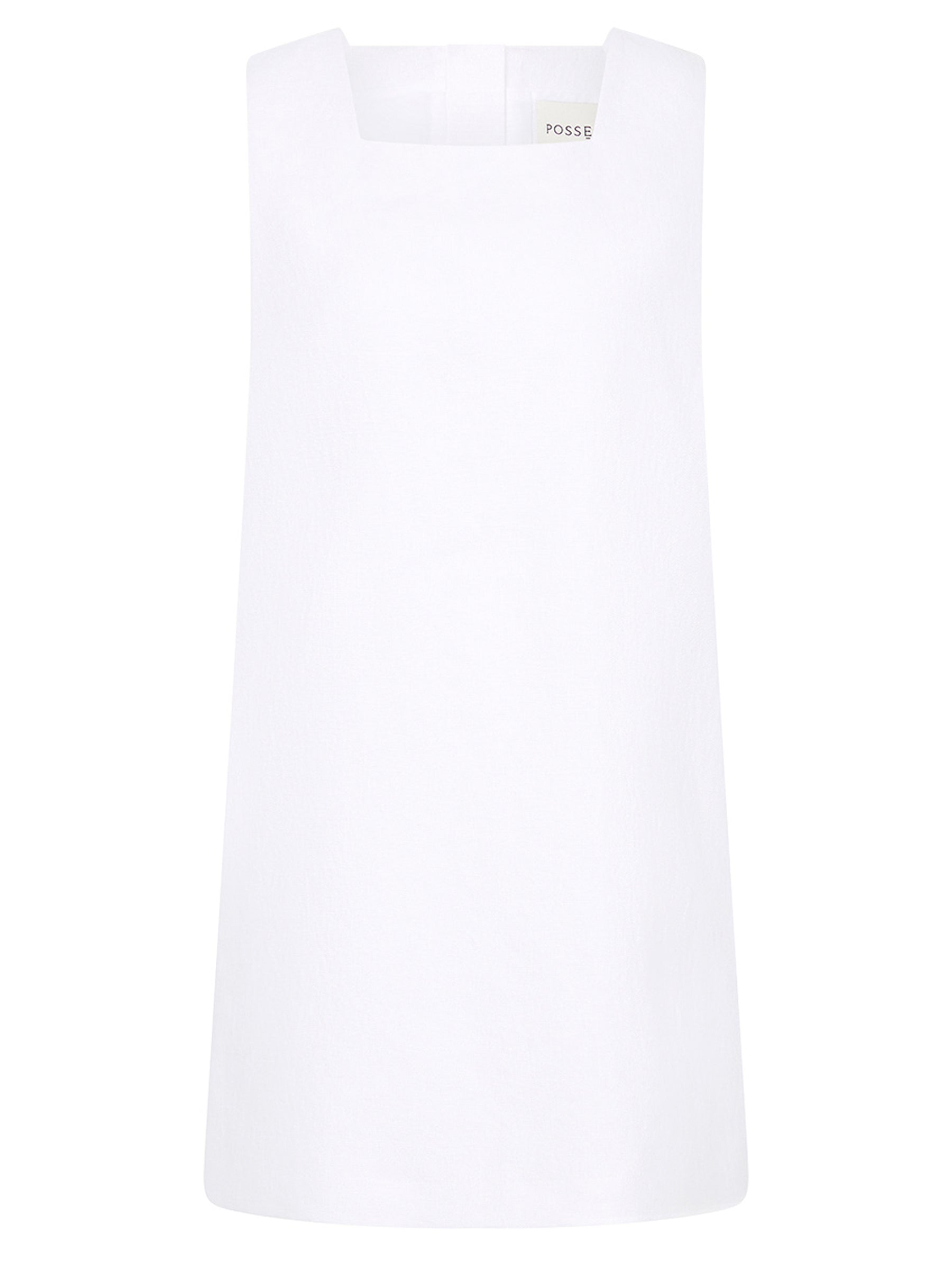 POSSE | Rio Shift Dress in Ivory | The UNDONE