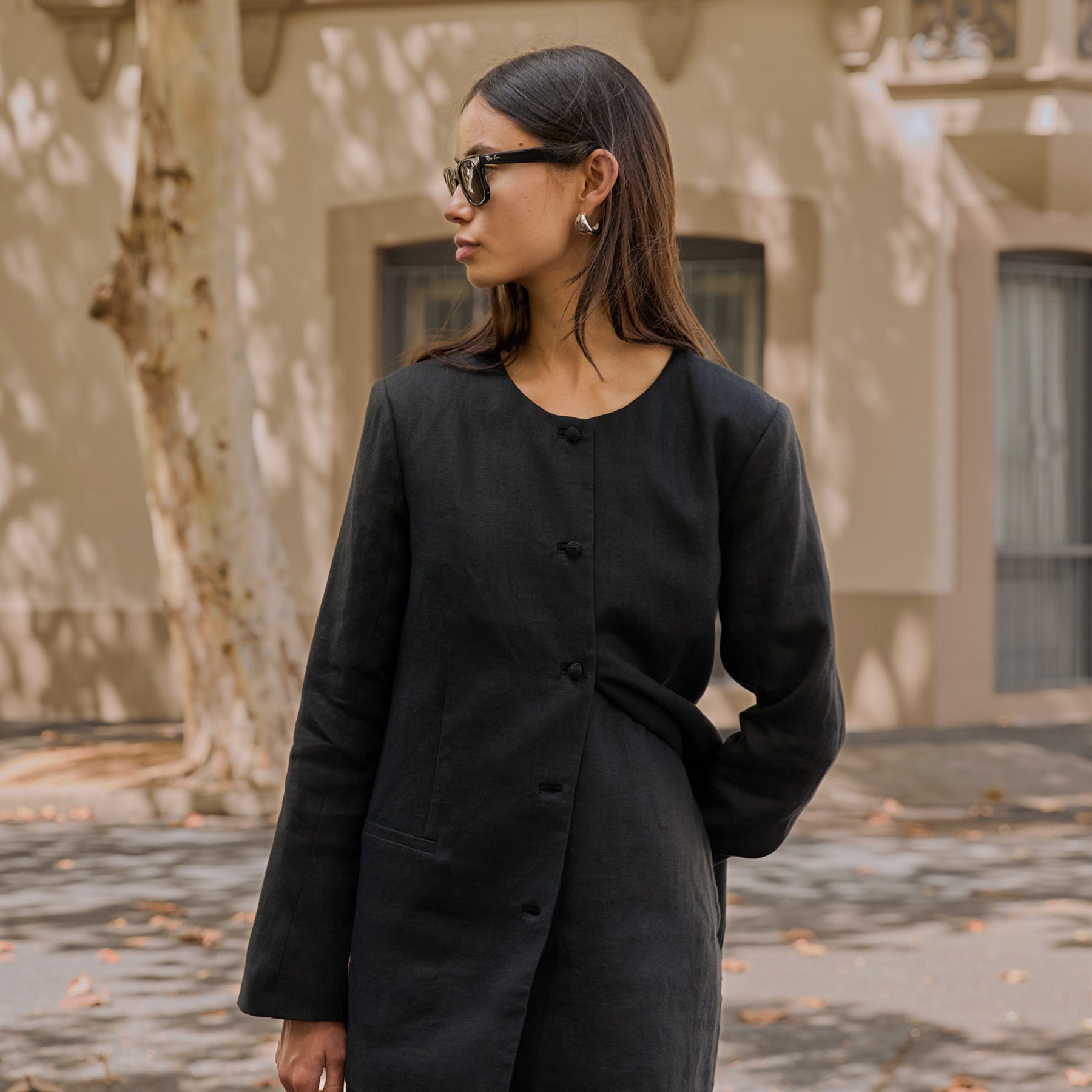 POSSE | Rio Shift Jacket in Black | The UNDONE