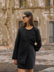 POSSE | Rio Shift Jacket in Black | The UNDONE