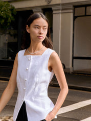 POSSE | Rio Vest in Ivory | The UNDONE