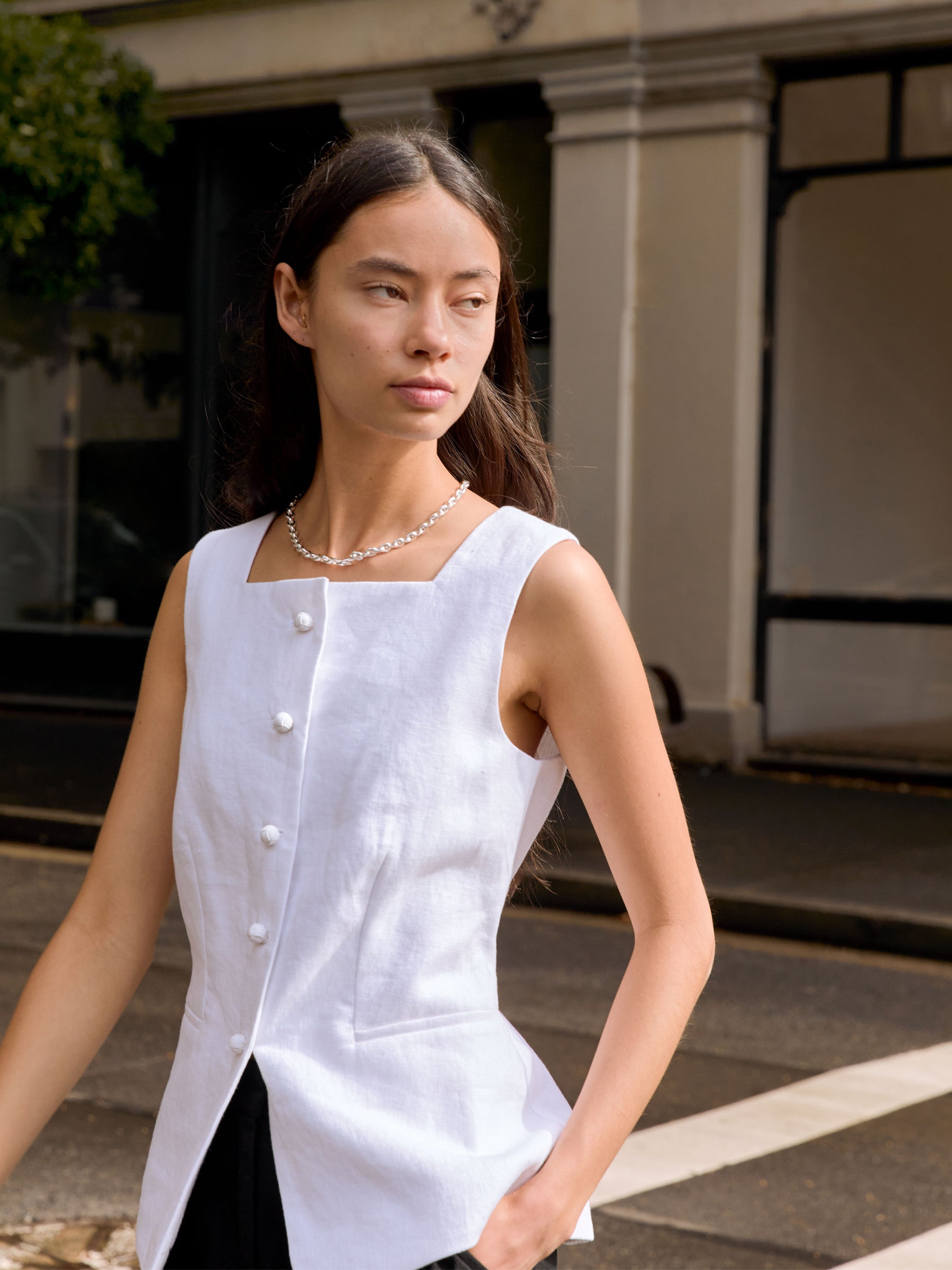 POSSE | Rio Vest in Ivory | The UNDONE