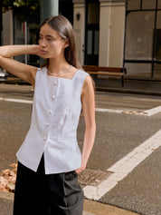 POSSE | Rio Vest in Ivory | The UNDONE