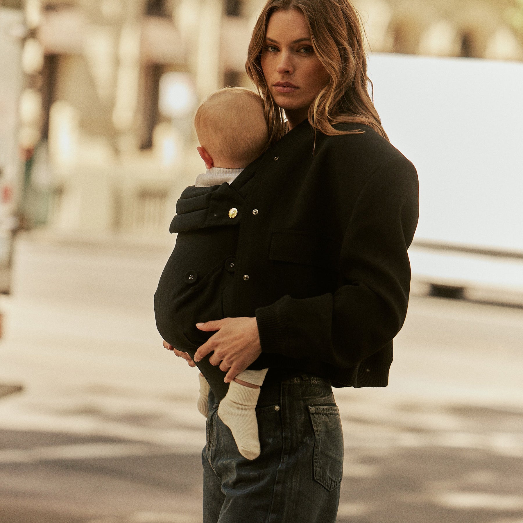 Portier | Limitless Baby Carrier - Jet Black | The UNDONE