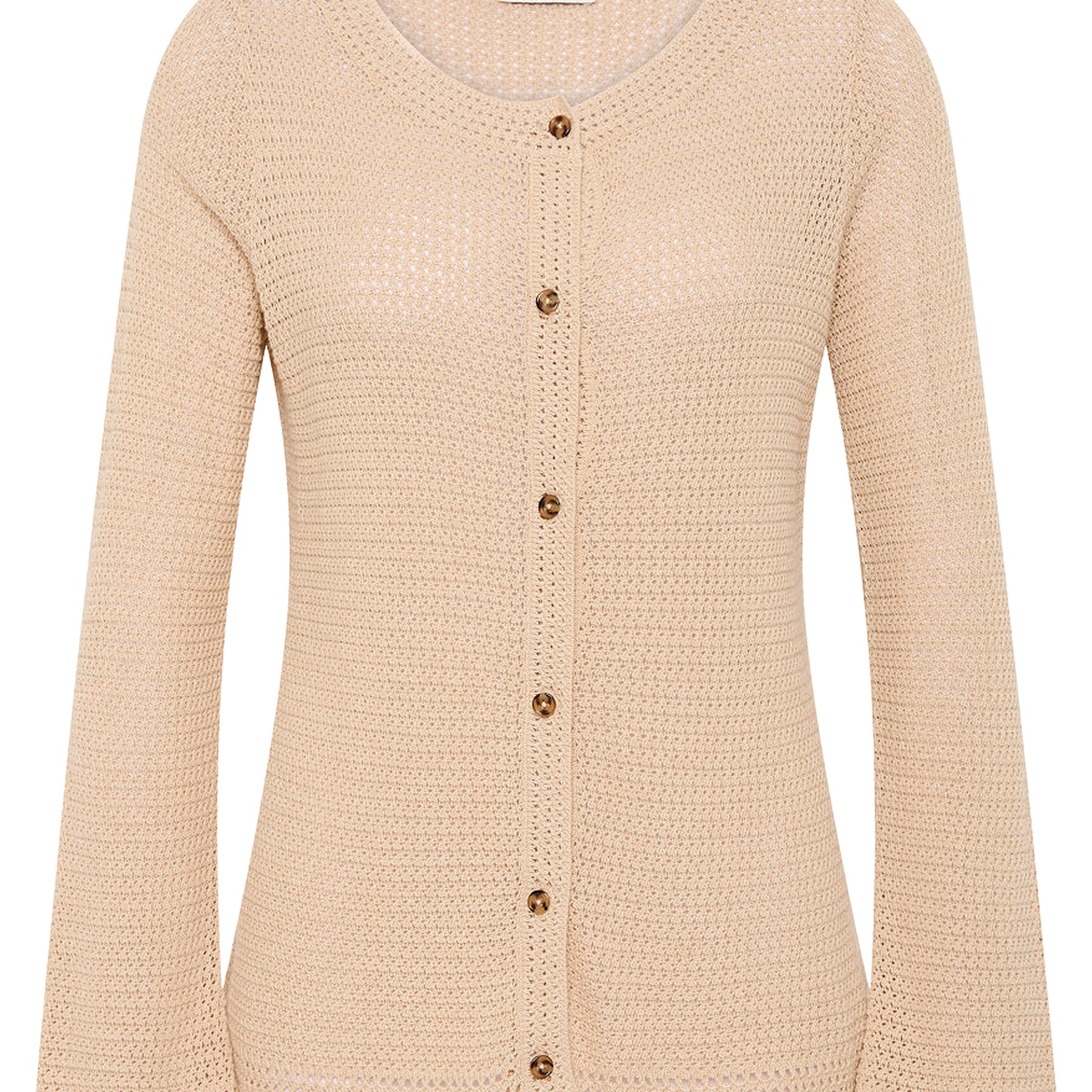 POSSE | Lennon Cardigan in Beige | The UNDONE