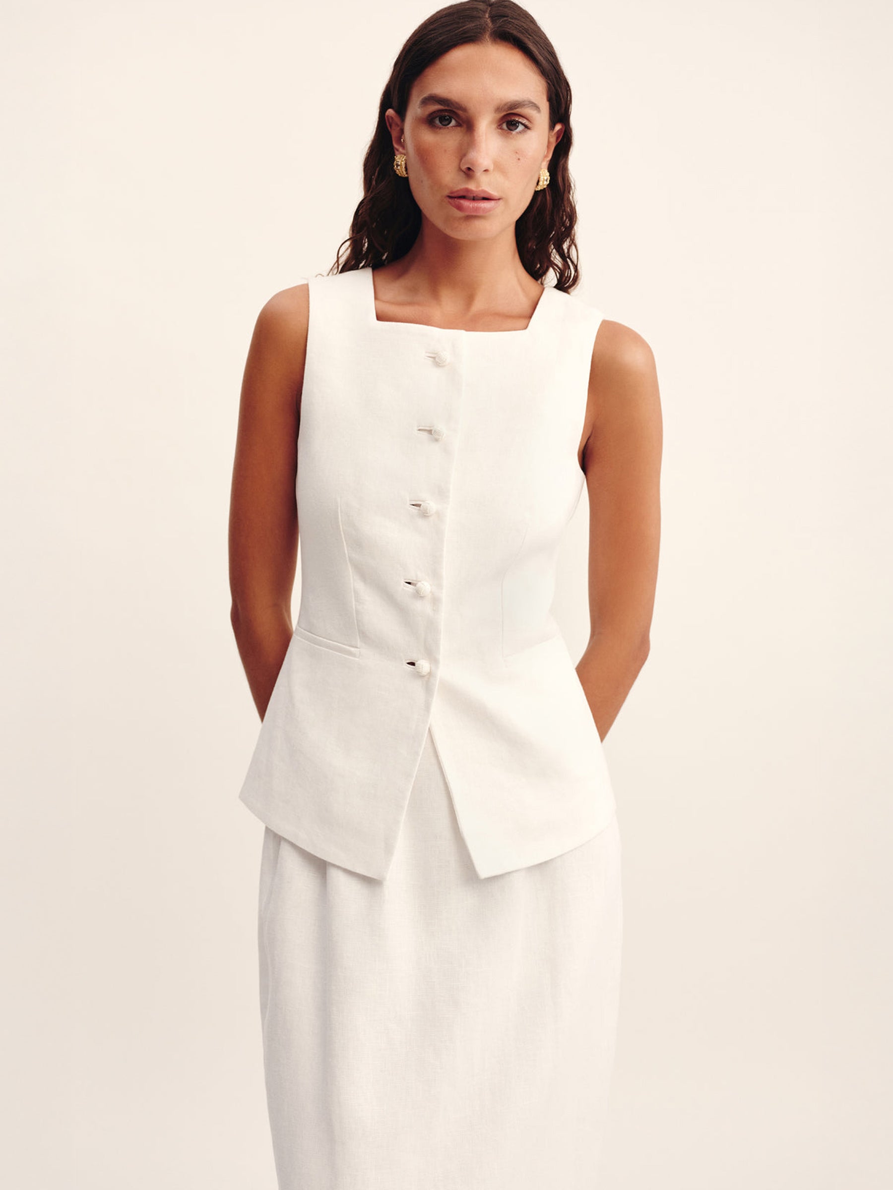 POSSE | Rio Vest in Ivory | The UNDONE