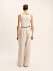 POSSE | Wyatt Trouser in Natural | The UNDONE