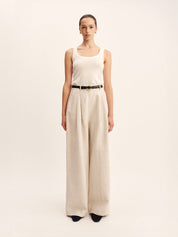 POSSE | Wyatt Trouser in Natural | The UNDONE