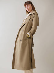 Reformation | Matteo Trench in Khaki | The UNDONE