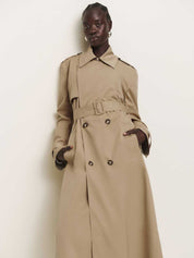 Reformation | Matteo Trench in Khaki | The UNDONE
