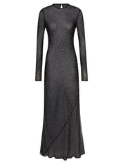 SIR THE LABEL | Lisander Long Sleeve Dress in Polka Dot Nero | The UNDONE