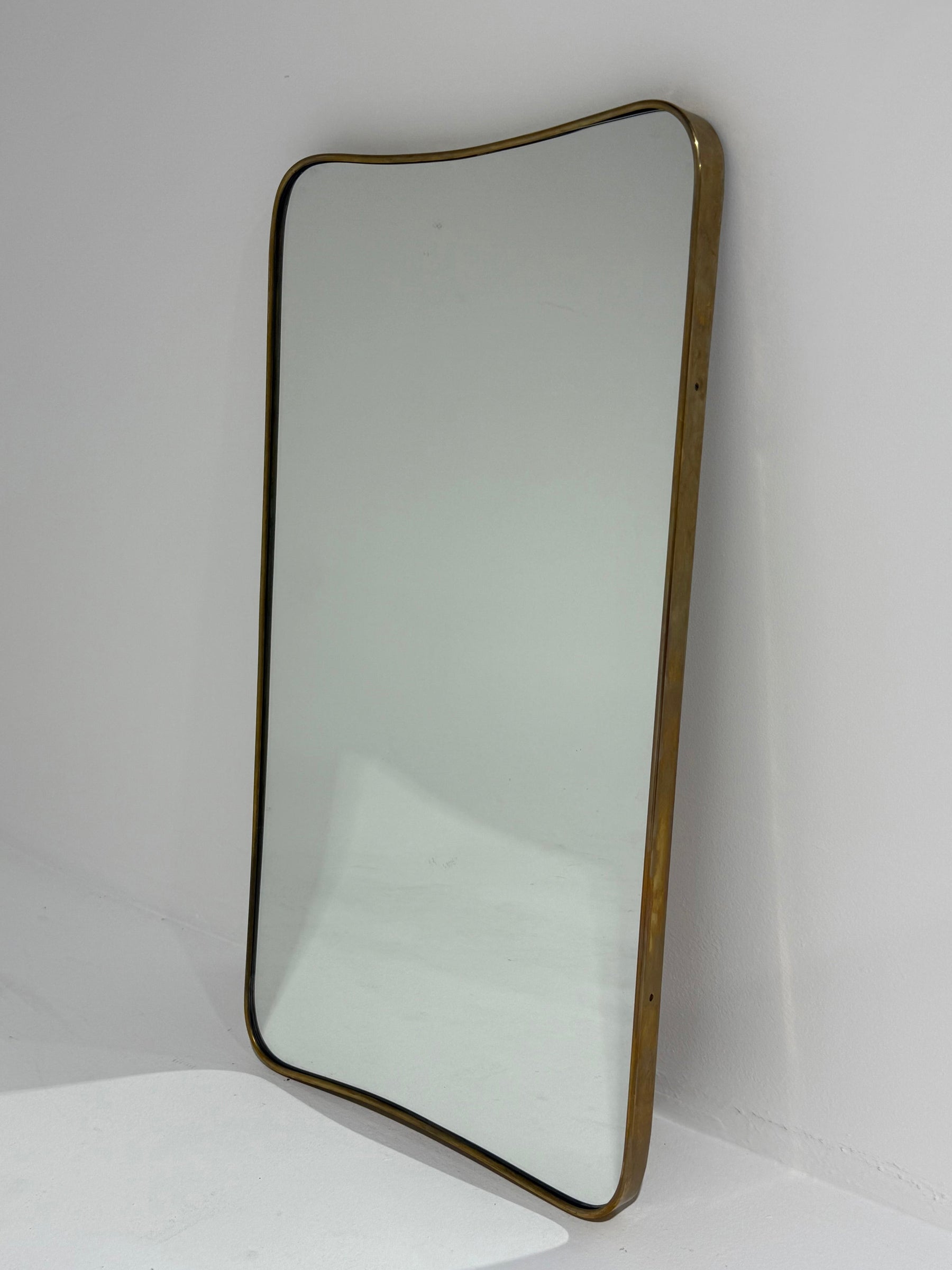 Secondi | Vintage Italian Brass Mirror | The UNDONE