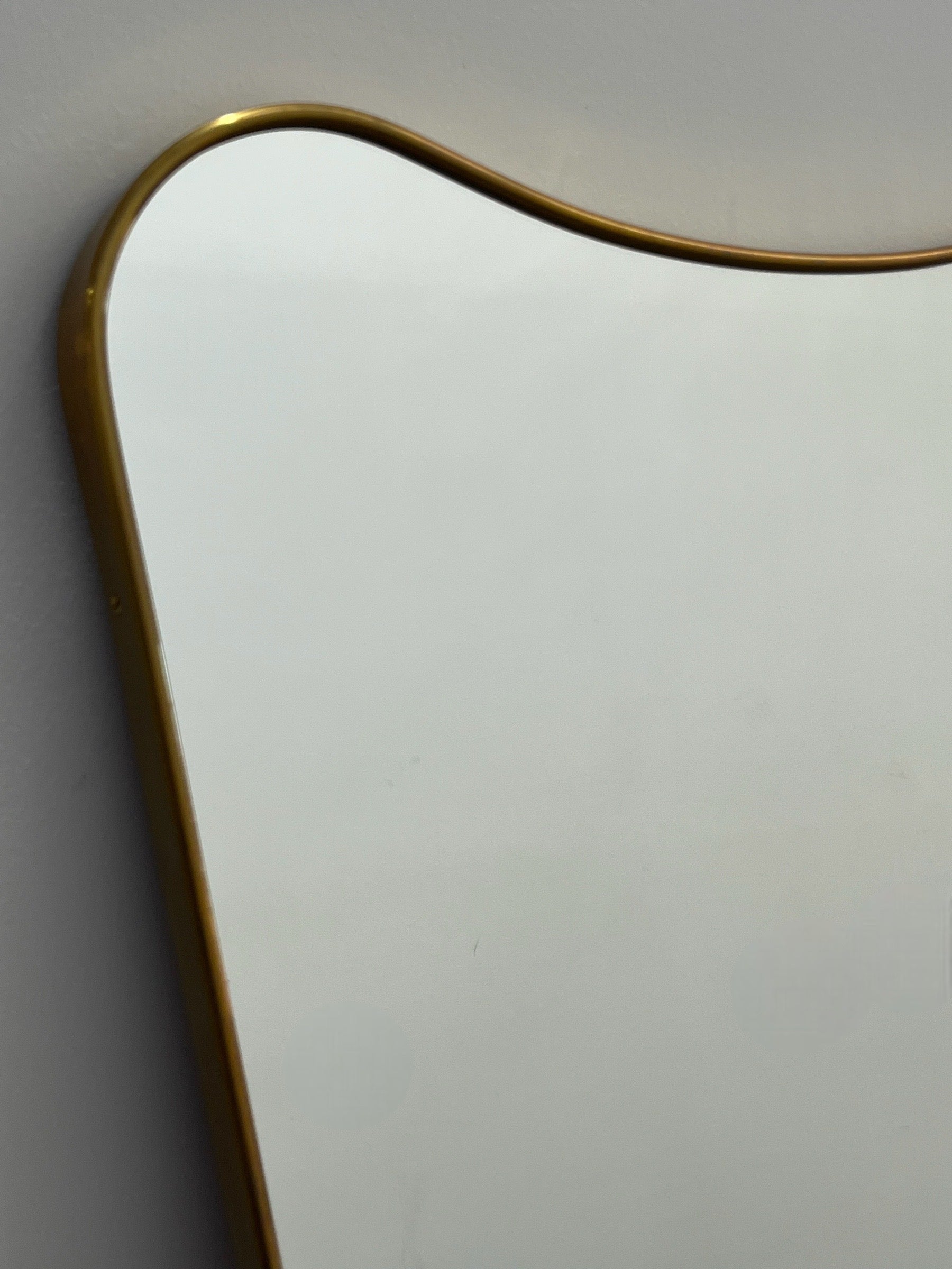 Secondi | Italian Brass Ponti Style Mirror | The UNDONE
