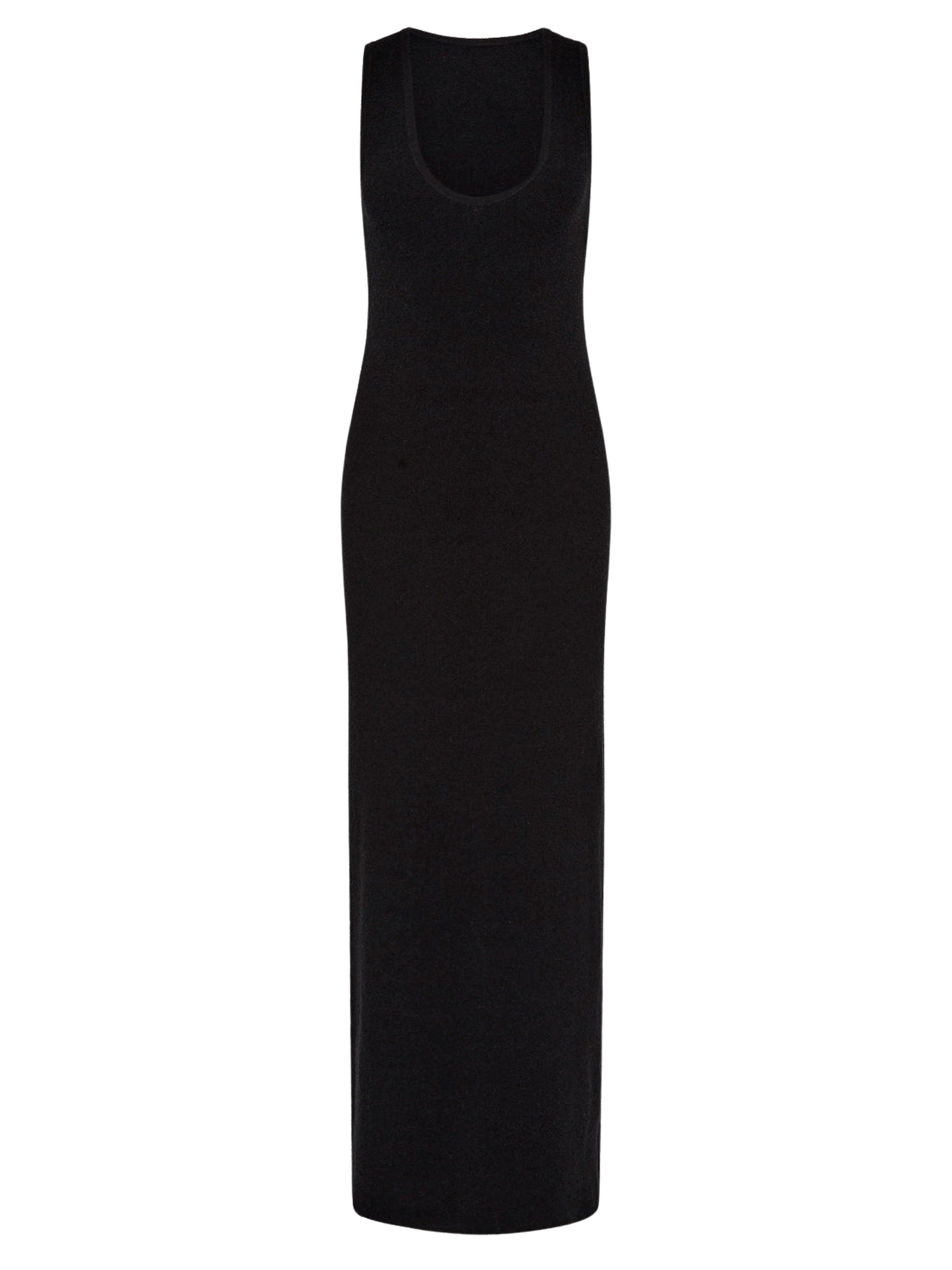 SIR THE LABEL | Chiara Scoop Neck Dress in Black | The UNDONE