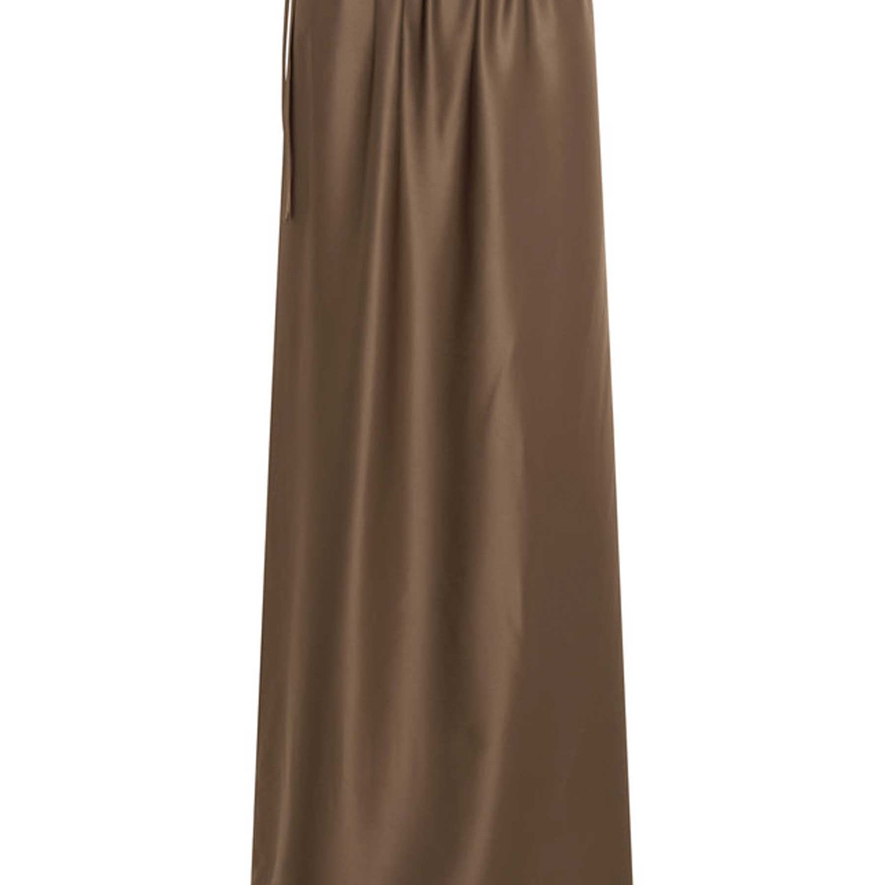 Solaqua | Lucia Tie Up Skirt in Tobacco | The UNDONE