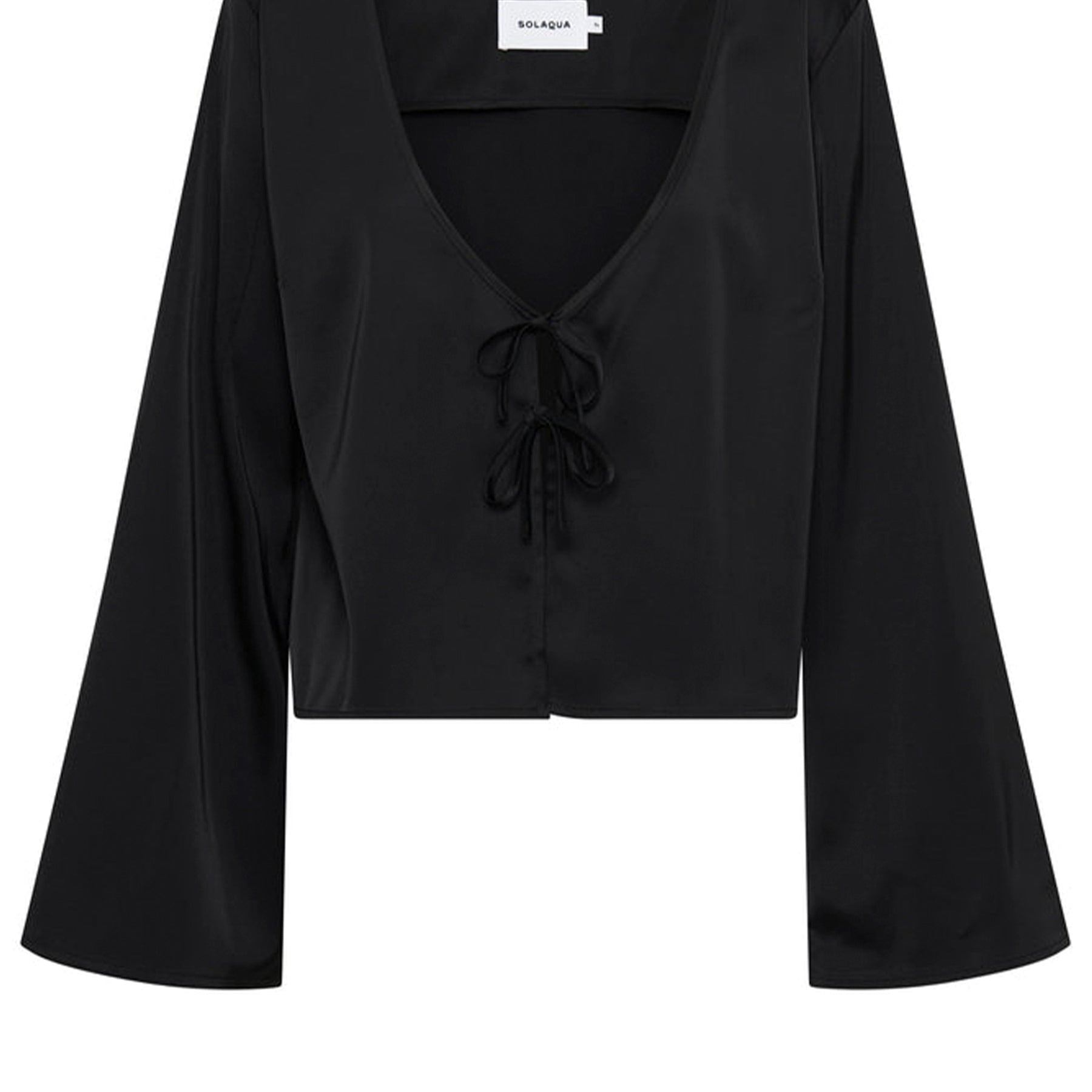 Solaqua | Celeste Blouse in Black | The UNDONE