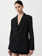 St. Agni | Carter Blazer in Black | The UNDONE