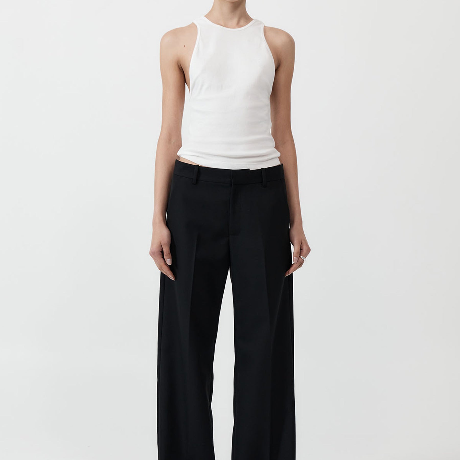 St. Agni | Carter Trousers in Black | The UNDONE