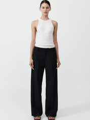 St. Agni | Carter Trousers in Black | The UNDONE