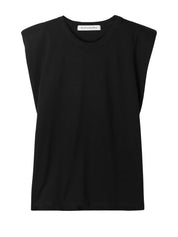 The Frankie Shop | Eva Cotton-Jersey Tank in Black | The UNDONE