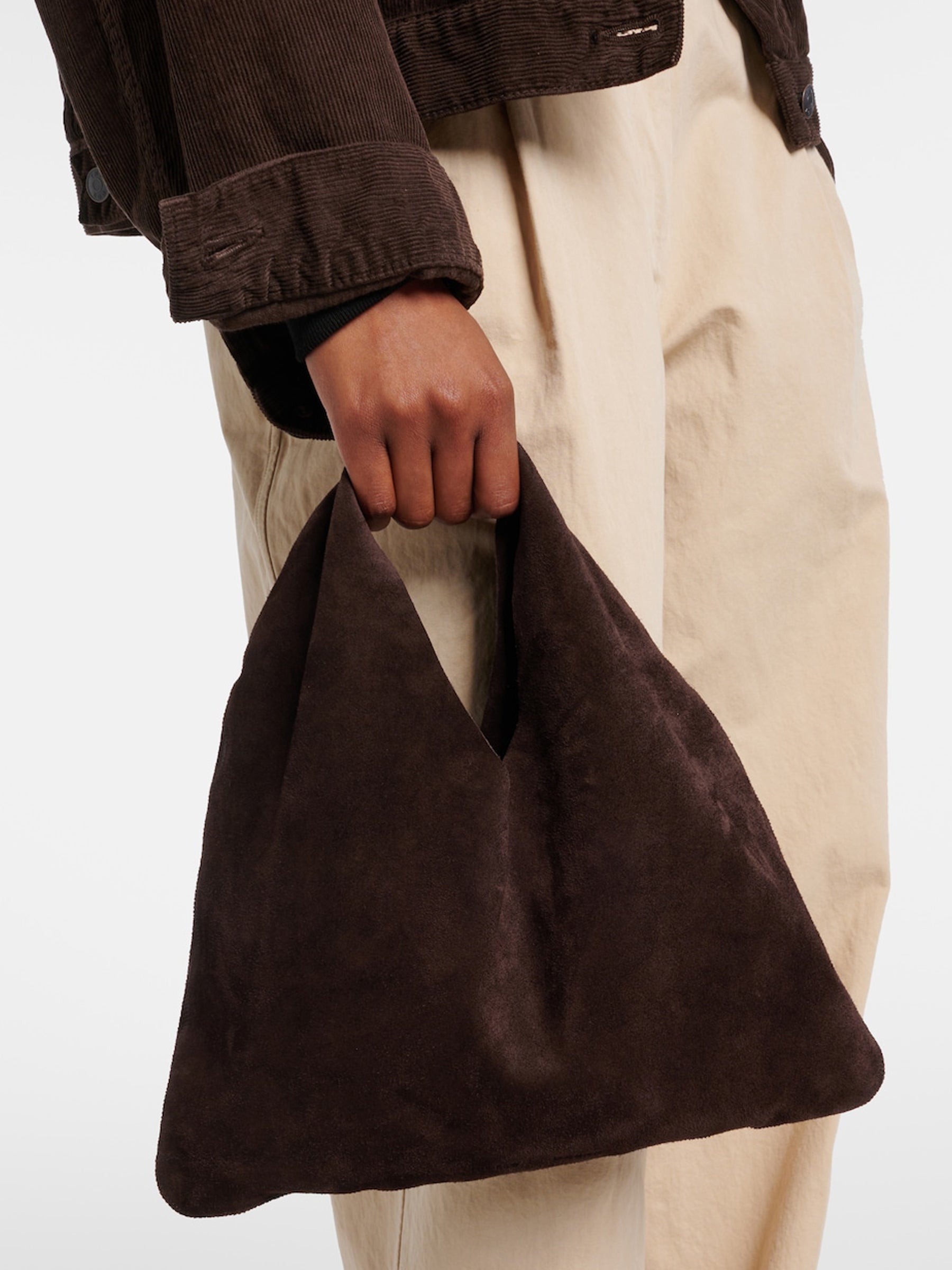 Bindle Small Suede Tote Bag