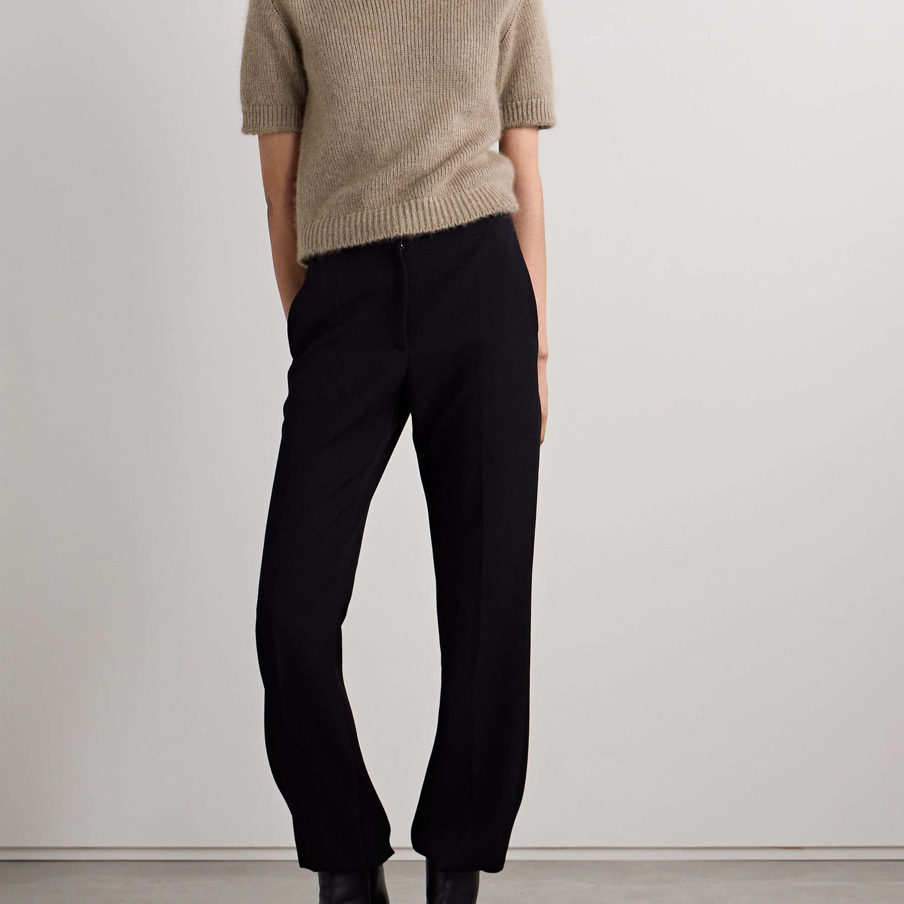 The Row | Hibiscus Cashmere Sweater in Beige | The UNDONE
