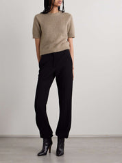 The Row | Hibiscus Cashmere Sweater in Beige | The UNDONE