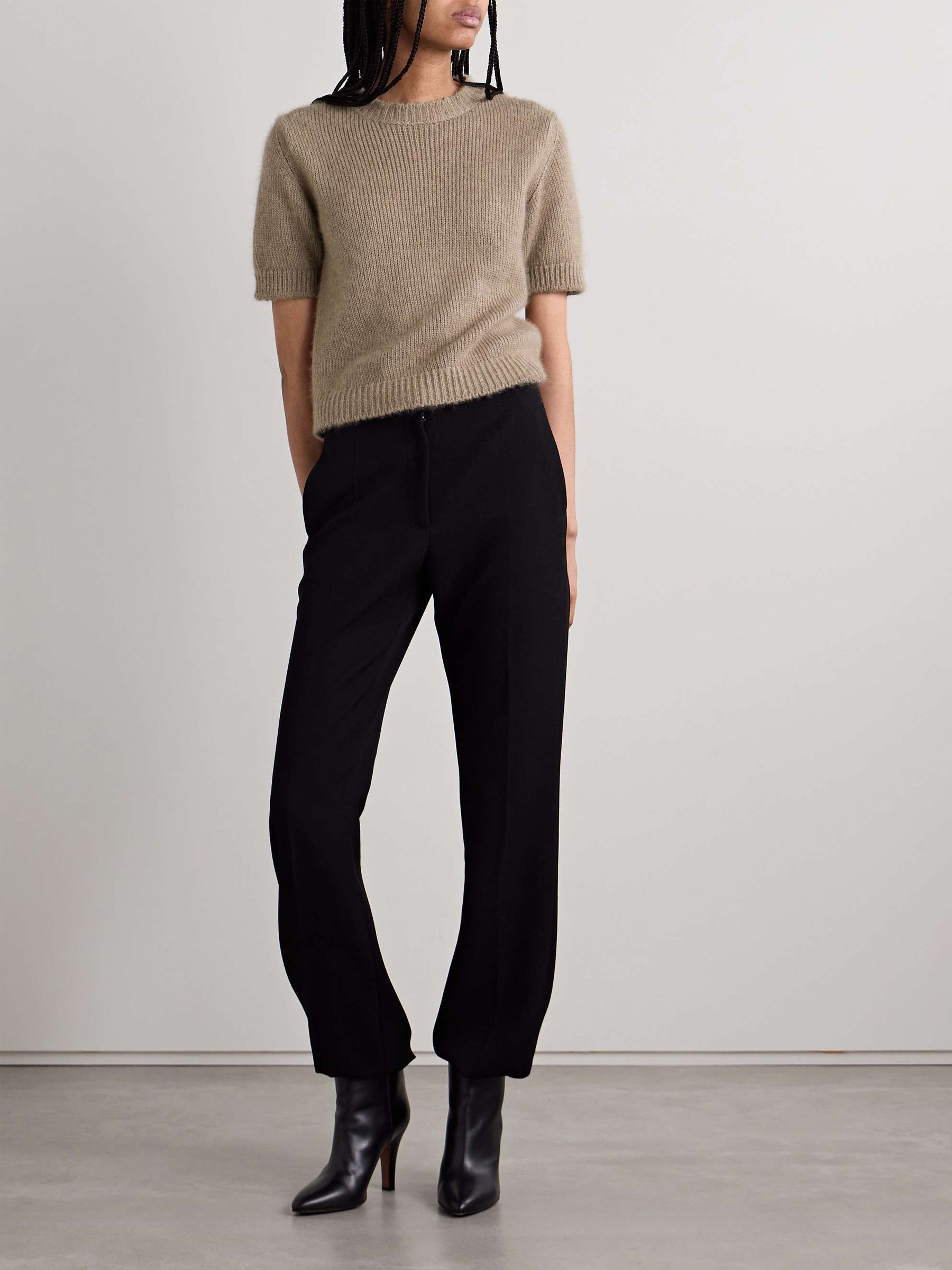 The Row | Hibiscus Cashmere Sweater in Beige | The UNDONE