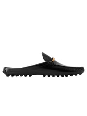 Gommino Embellished Leather Slippers