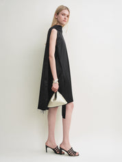 TOTEME | Bevel Satin Wristlet in White Ecru | The UNDONE