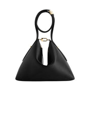 TOTEME | Bevel Satin Wristlet in Black | The UNDONE
