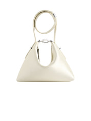 TOTEME | Bevel Satin Wristlet in White Ecru | The UNDONE