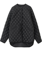 TOTEME | Quilted Jacket in Black | The UNDONE