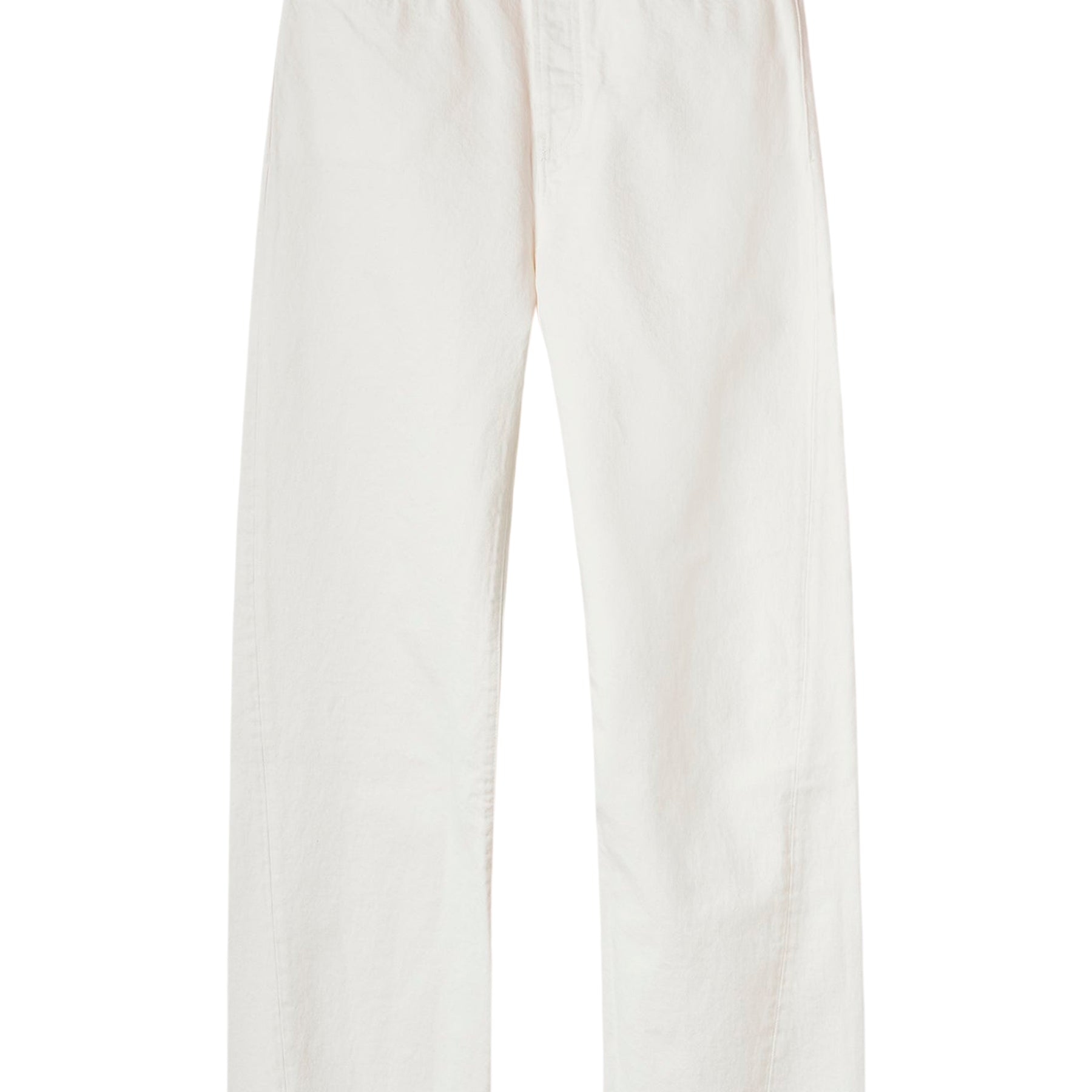 TOTEME | Twisted Seam Denim Full Length in Off-White | The UNDONE