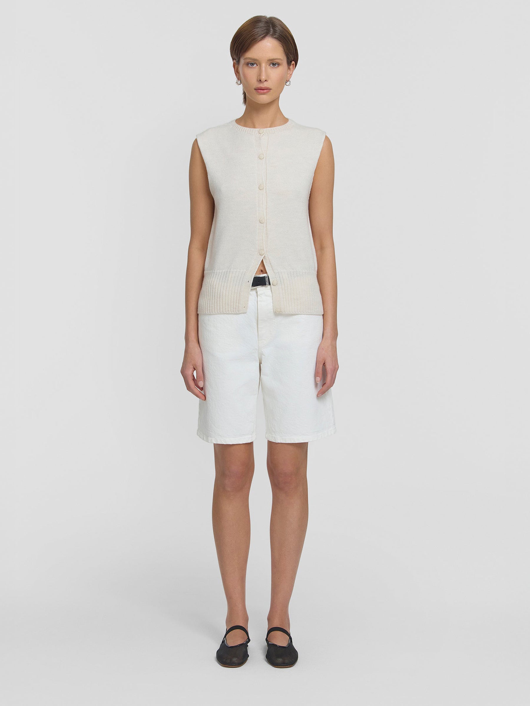 Viktoria and Woods | Maybach Short in Ivory | The UNDONE