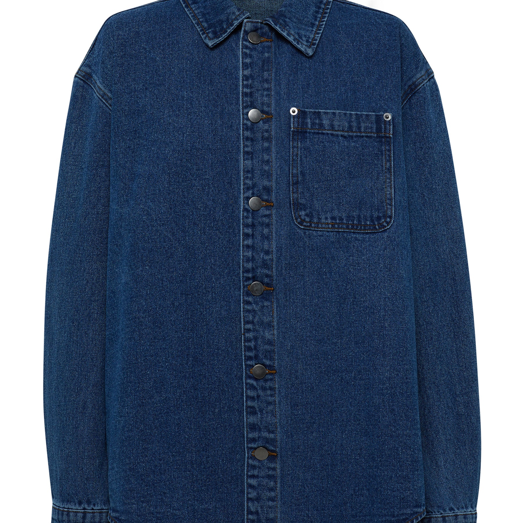 Wynn Hamlyn | Denim Shirt in Indigo | The UNDONE